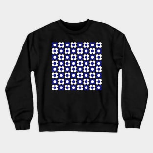 Daisy Dot Blue II Crewneck Sweatshirt